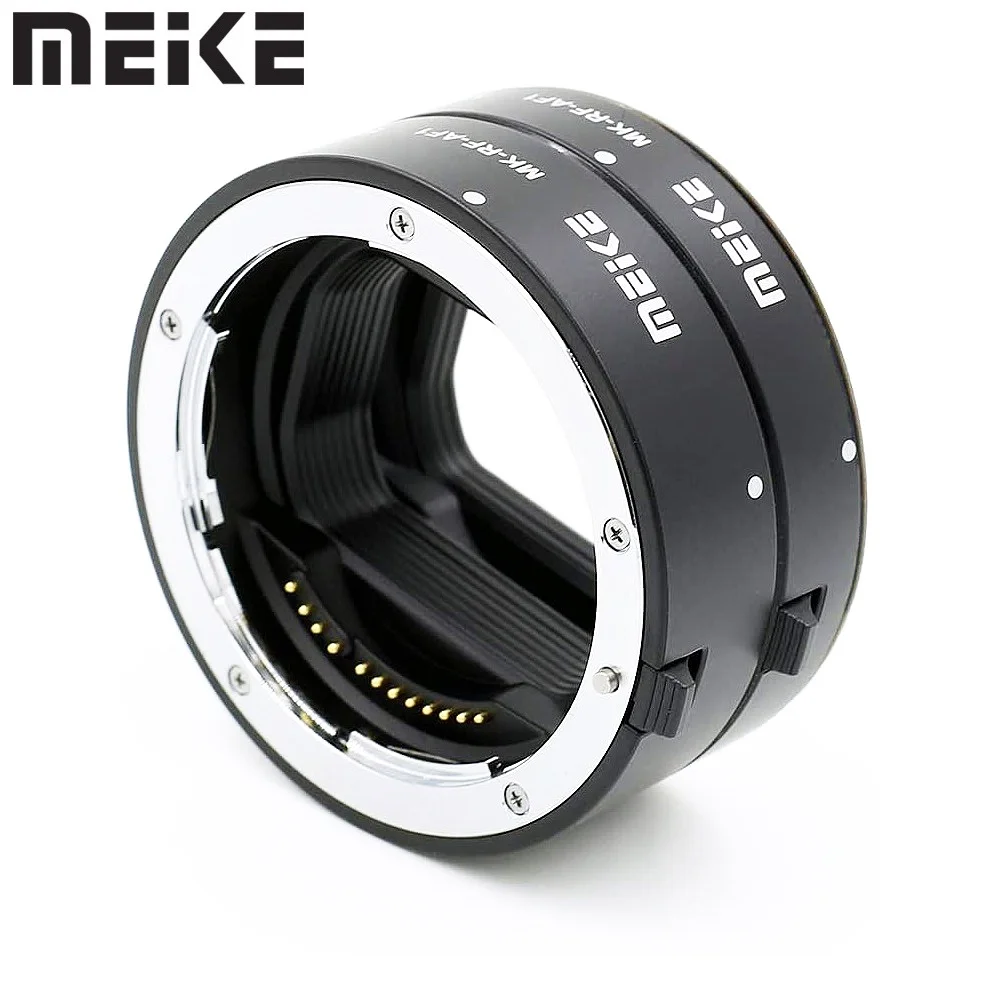 Meike MK-RF-AF1 anillo adaptador de tubo de extensión Macro de enfoque automático de Metal 13mm 18mm para Canon RF-Mount EOS R RED R3 R5 R6 R7 R10 RP