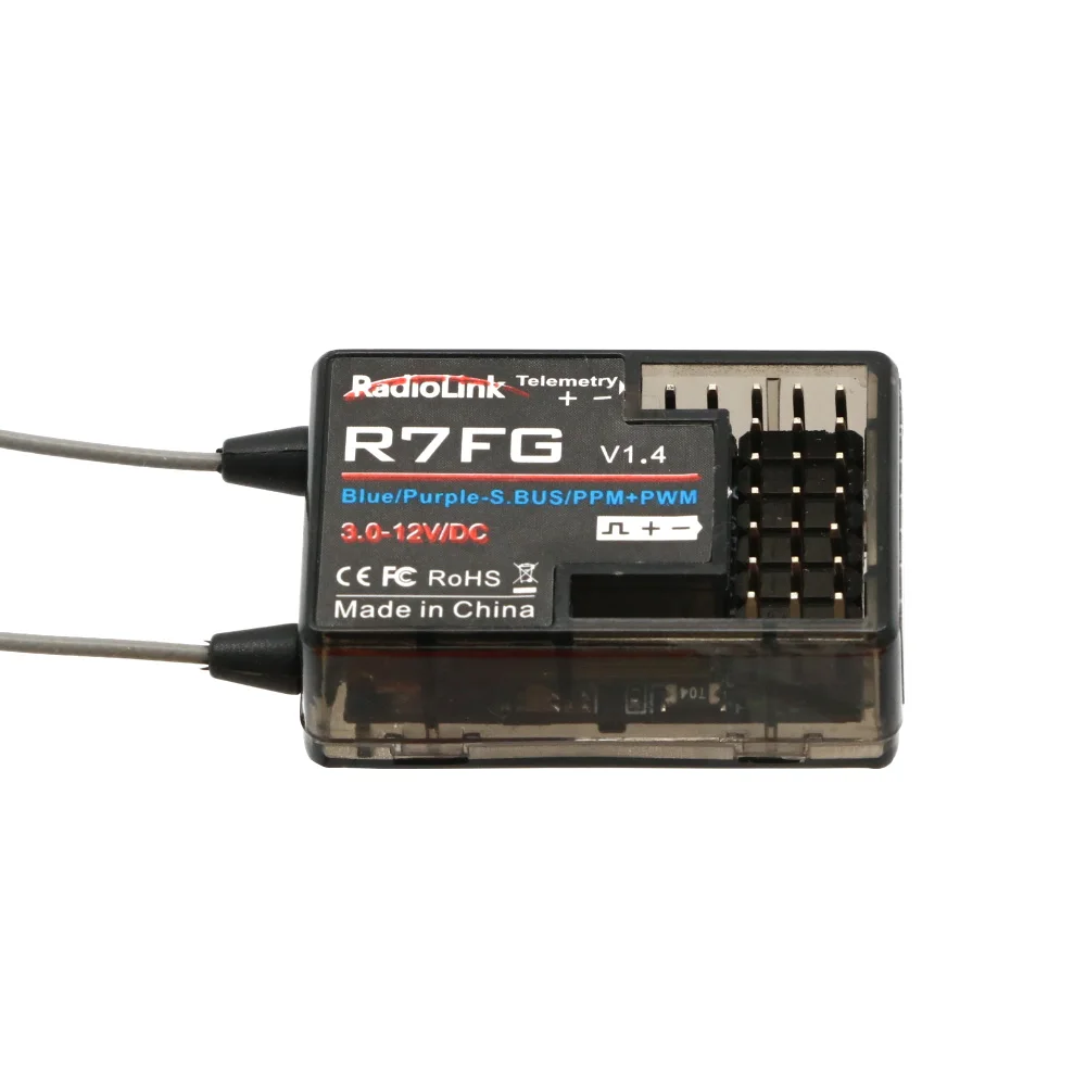 Radiolink R12DSM R12DS R9DS R8SM R8EF R8FM R8F R7FG R6DSM R6DS R6FG R6F R4FG R4F Receptor Rc 2,4G señal para transmisor RC AT9S