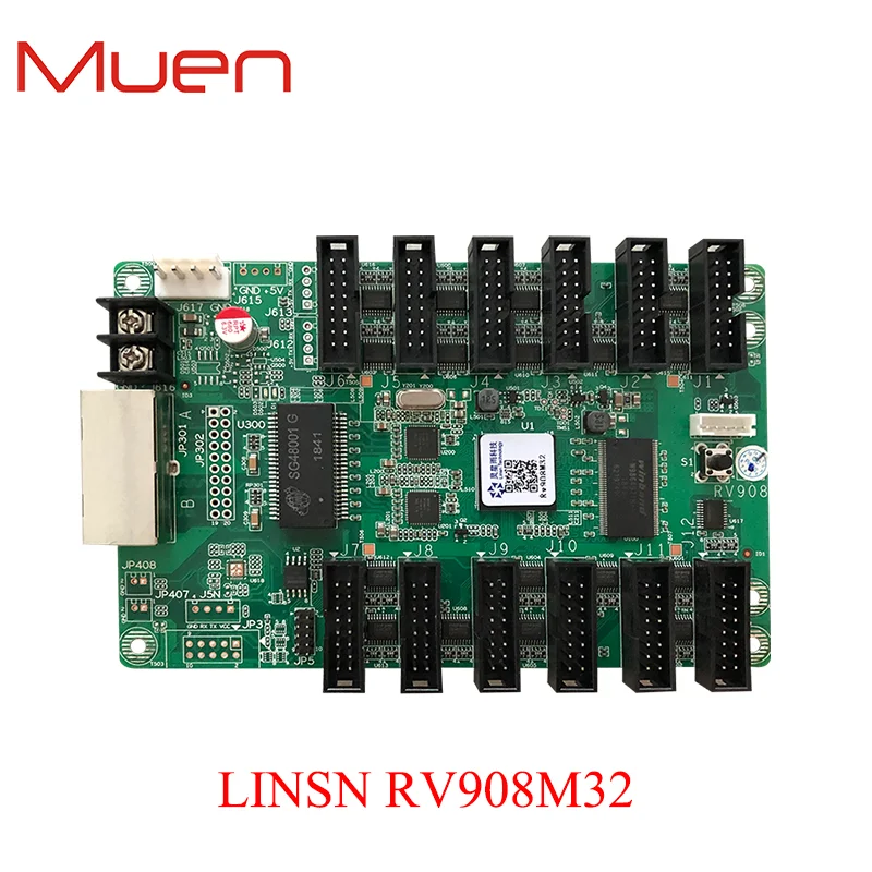 Tarjeta Receptora Linsn RV908m32 para Módulo de Panel de Pantalla LED, Sistema de Control de Pantalla RV908 RV908M, Envío Gratuito