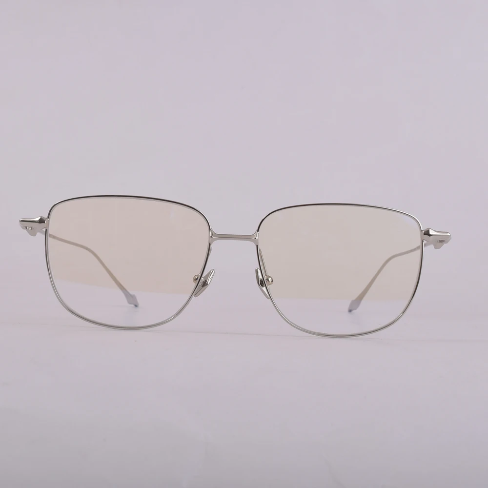 GENTLE ICC Titanium Ultra Light Gafas Montura Mujeres Hombres Anti luz azul piloto Gafas ópticas ACAD