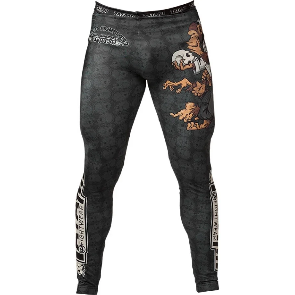 MMA Monkey Fitness pantalones deportivos transpirables Muay Thai pantalones cortos de boxeo ropa Mma pantalones cortos de lucha Kickboxing barato Sanda corto MMA