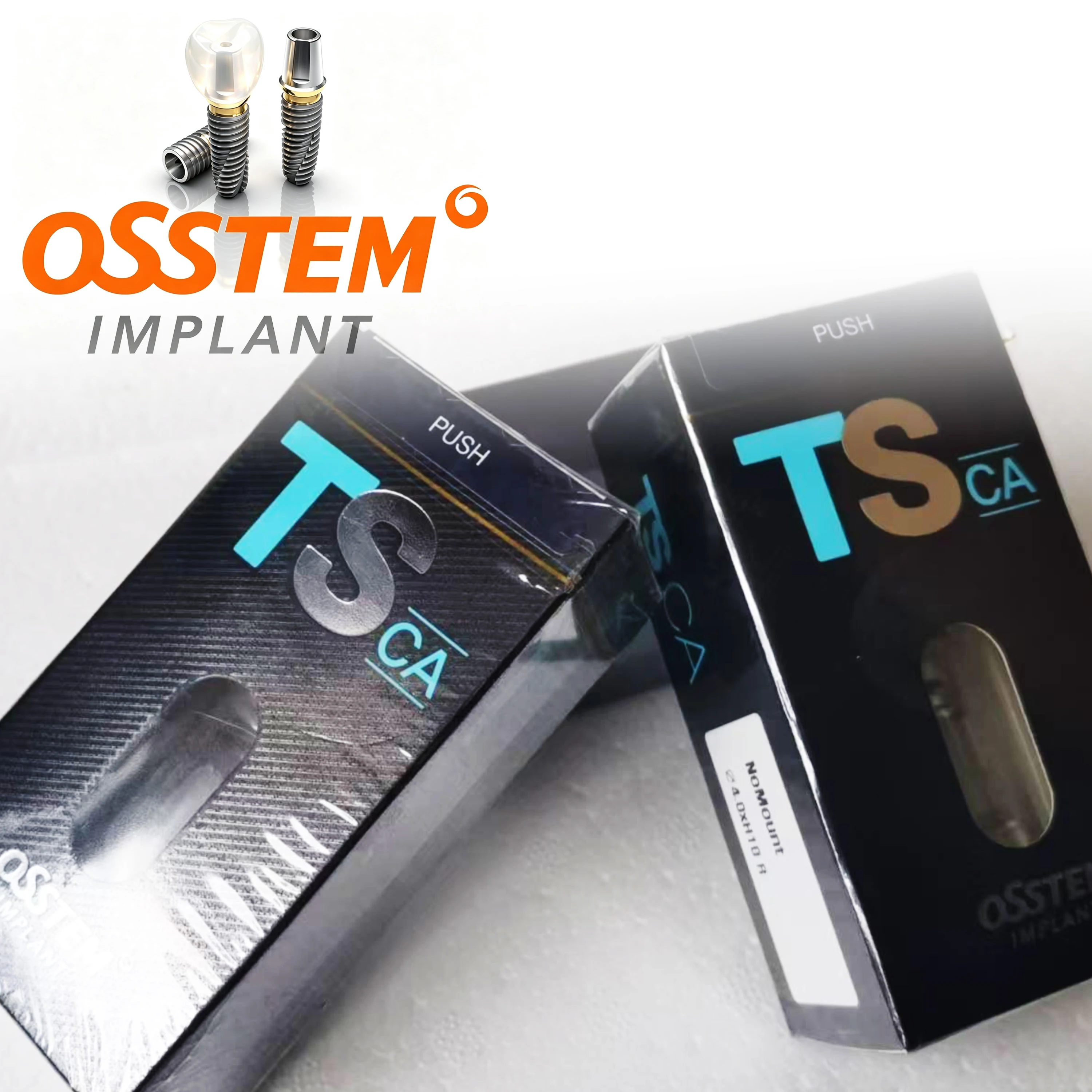 Implante Hidrófilo Osstem TSⅢ CA, Superficie Activada por Calcio (CA) para una Rápida Regeneración Ósea, Instrumento Quirúrgico Dental