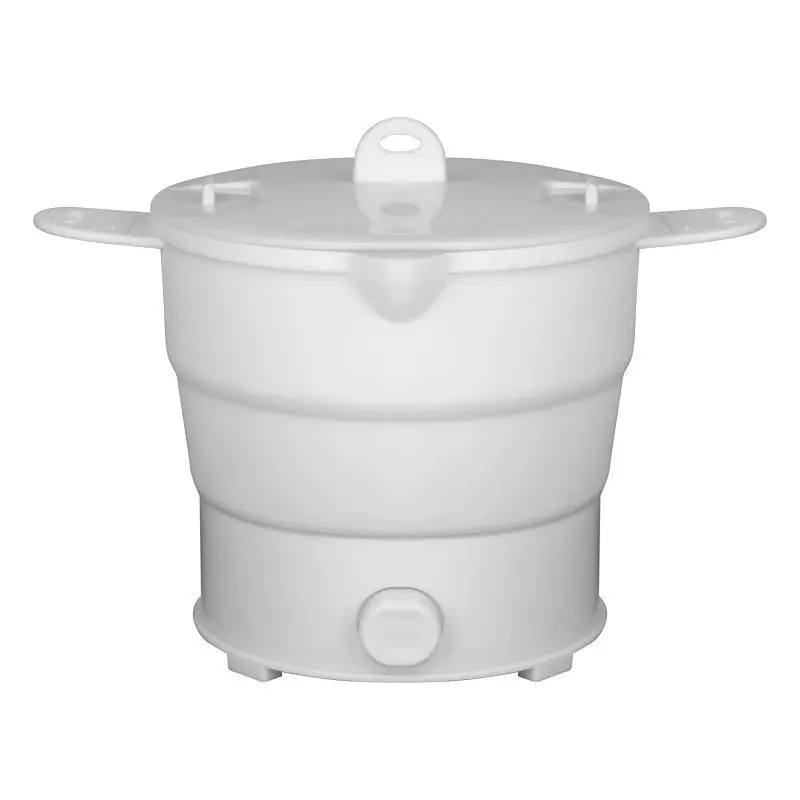 Olla plegable multiportátil para viaje, calentador de leche para bebé, hervidor eléctrico para cocinar, olla caliente, caldera de agua, olla para gachas para bebé