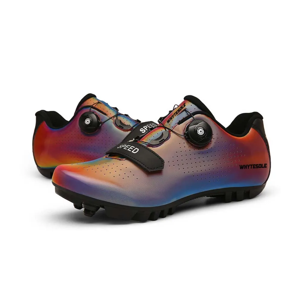 Zapatillas de Ciclismo Whytesole BMX MTB para Hombre, con Sistema de Autobloqueo, para Bicicleta de Montaña, para Mujer, para Ciclismo de Carretera, Deportivas, para Terreno Difícil