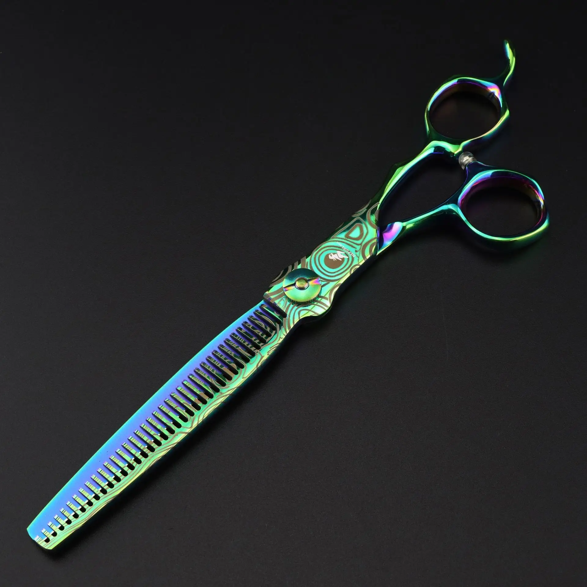 Profesional verde JP440c acero 7 ''patrón Damasco tijeras de pelo corte de pelo adelgazamiento tijeras de corte de peluquero tijeras de peluquería