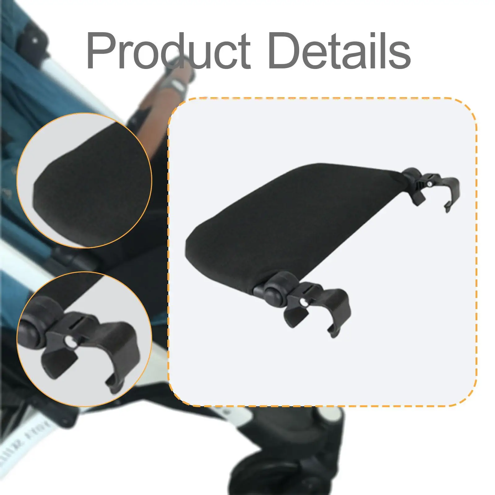 Accesorios para Cochecito, Reposapiés Extensible para Babyzen Yoyo2 YOYO 2 Yoya, Soporte para Pies de Cochecito