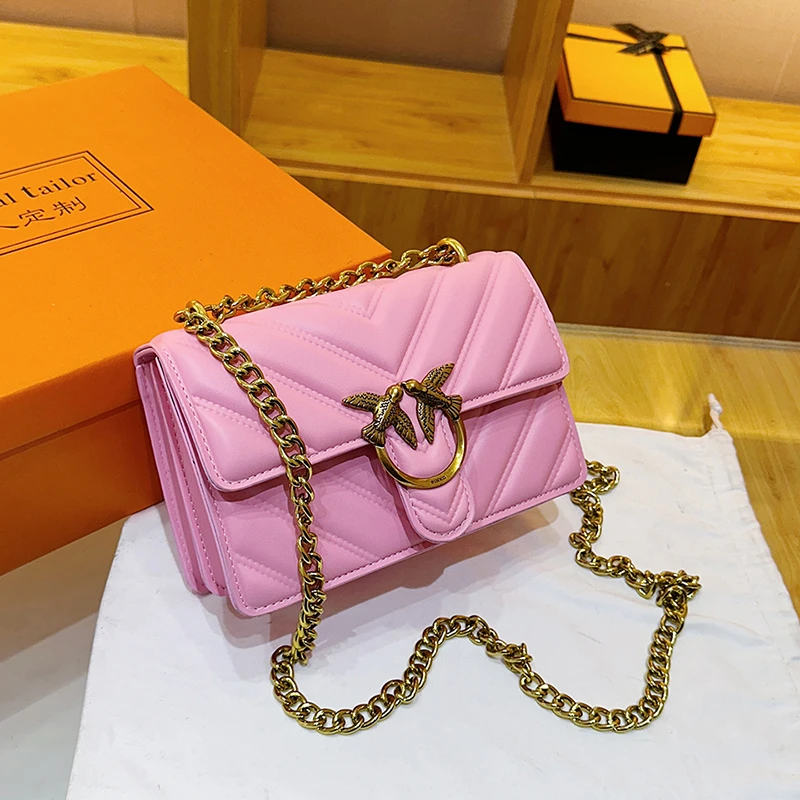 Bolso Swallow 2026, Bolso Cuadrado Versátil, Elegante Bolso de Hombro y Bandolera de Lujo