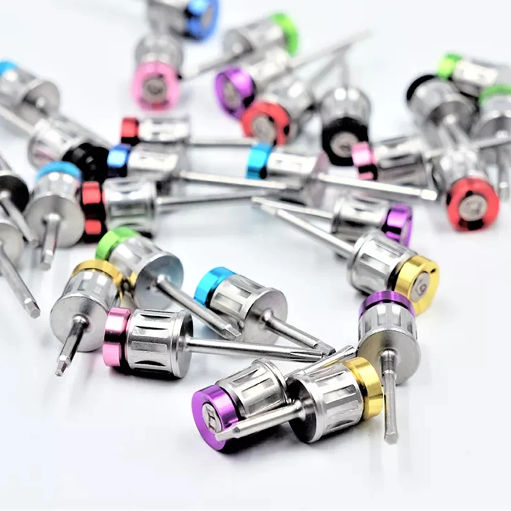 JUMTOP-llave dinamométrica Universal para implante Dental, llave dinamométrica eléctrica, trinquete con destornillador colorido de 16 Uds.