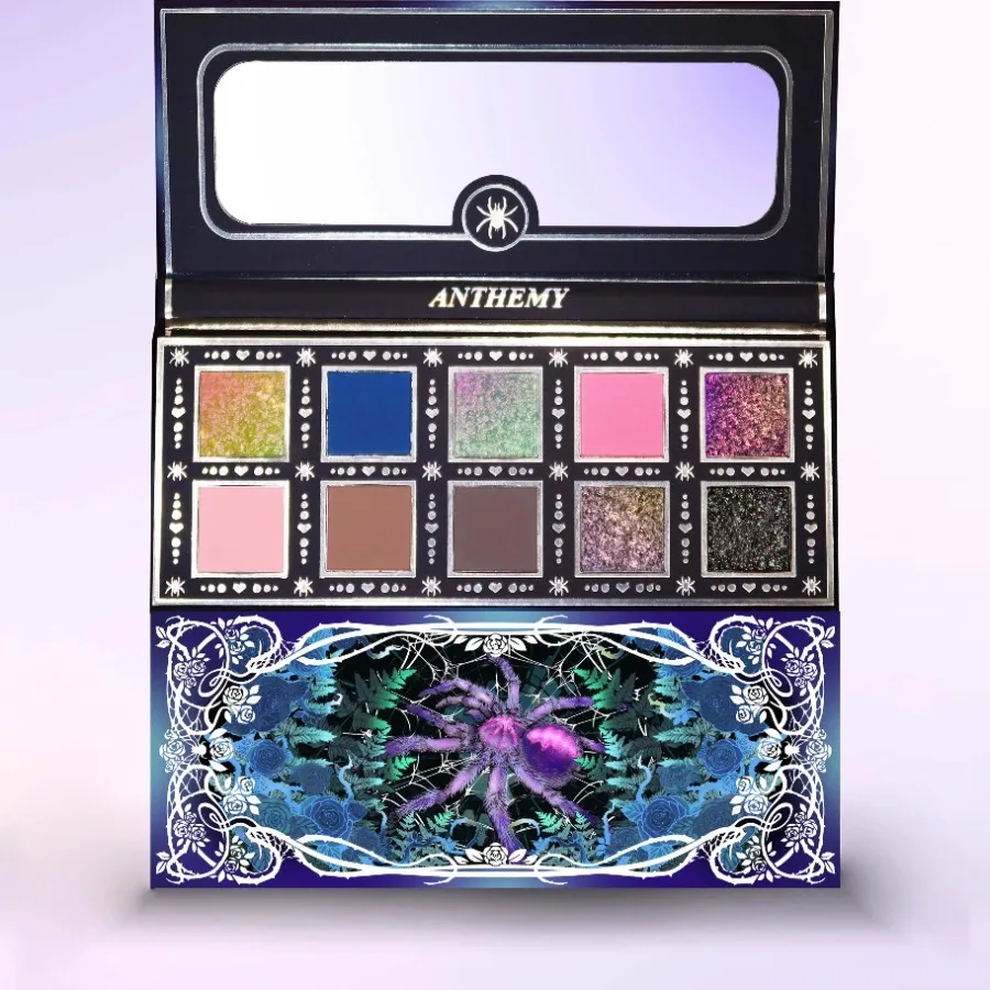 Maquillaje Paleta de sombras de ojos de 10 colores Paleta de sombras de ojos naturales de alto pigmento, resistente al agua de larga duración vegana y sin crueldad