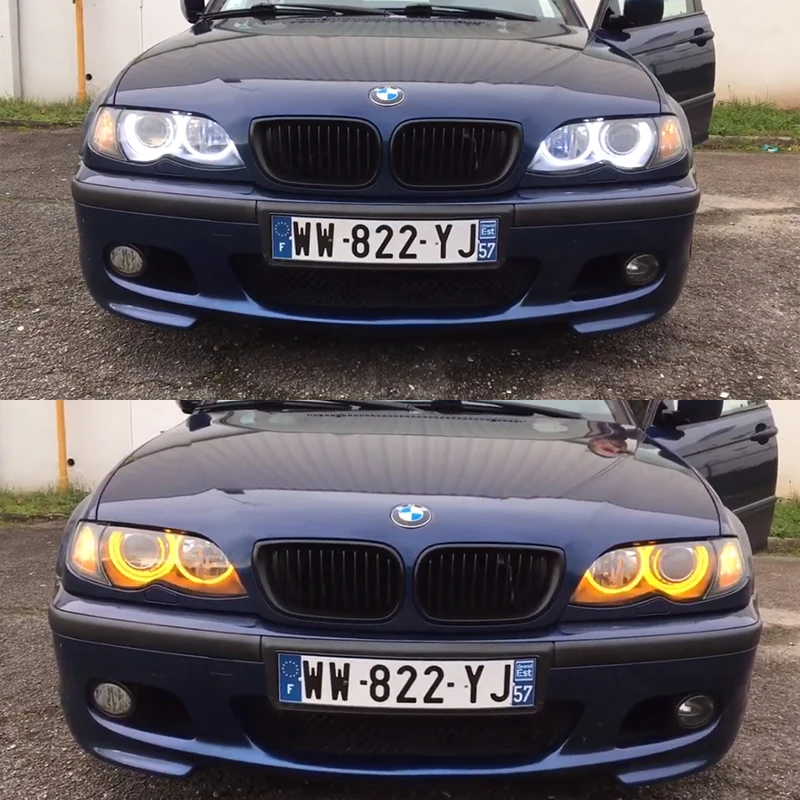 Para BMW Serie 3 E46 316i 318i 320d 323i 328i 330i 325xi 330d 1998-2005 excelente LED algodón Ojos de Ángel anillos luz diurna