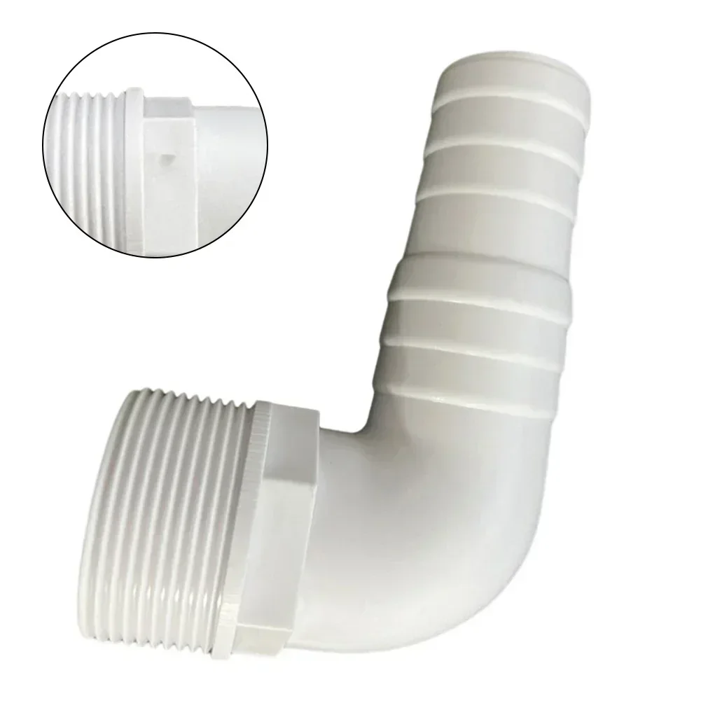 Adaptador de manguera de filtro de piscina para Poolzilla, conector adaptador de codo de piscina de 1,5 pulgadas 89070 con accesorios de tubería roscados de 1,5 pulgadas