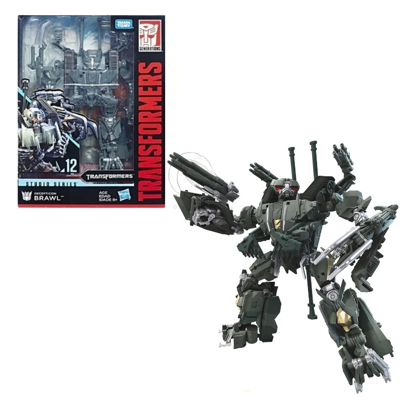 En stock Transformers juguetes serie de estudio Clase V KO Brawl Starscream Brawl modelo Robot colección figuras de acción juguetes regalos