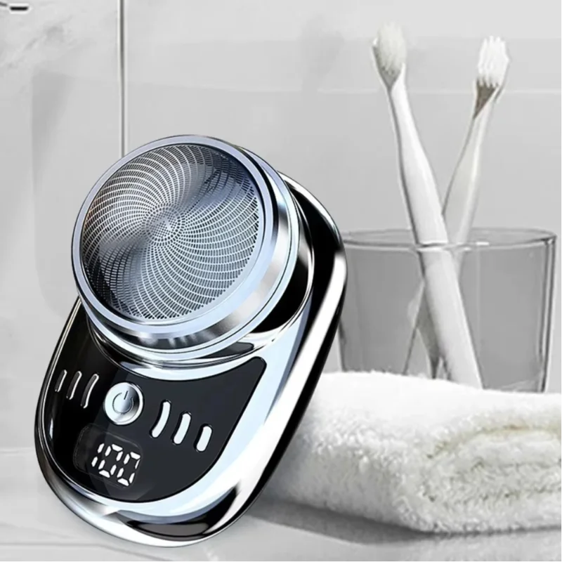 Afeitadora Eléctrica Portátil Lenovo Mini, Carga Inalámbrica, Maquinilla de Afeitar de Viaje, 1 Pieza, Recortadora de Barba Facial Desmontable, Nueva
