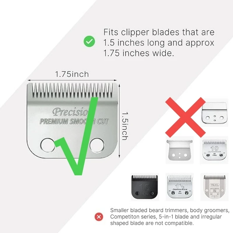 Nuevo peine de límite de 6 uds con magnetismo para Máquina para cortar cabello Wahl, protectores para cortadora de pelo negro, peines guía de corte profesional para peluquería