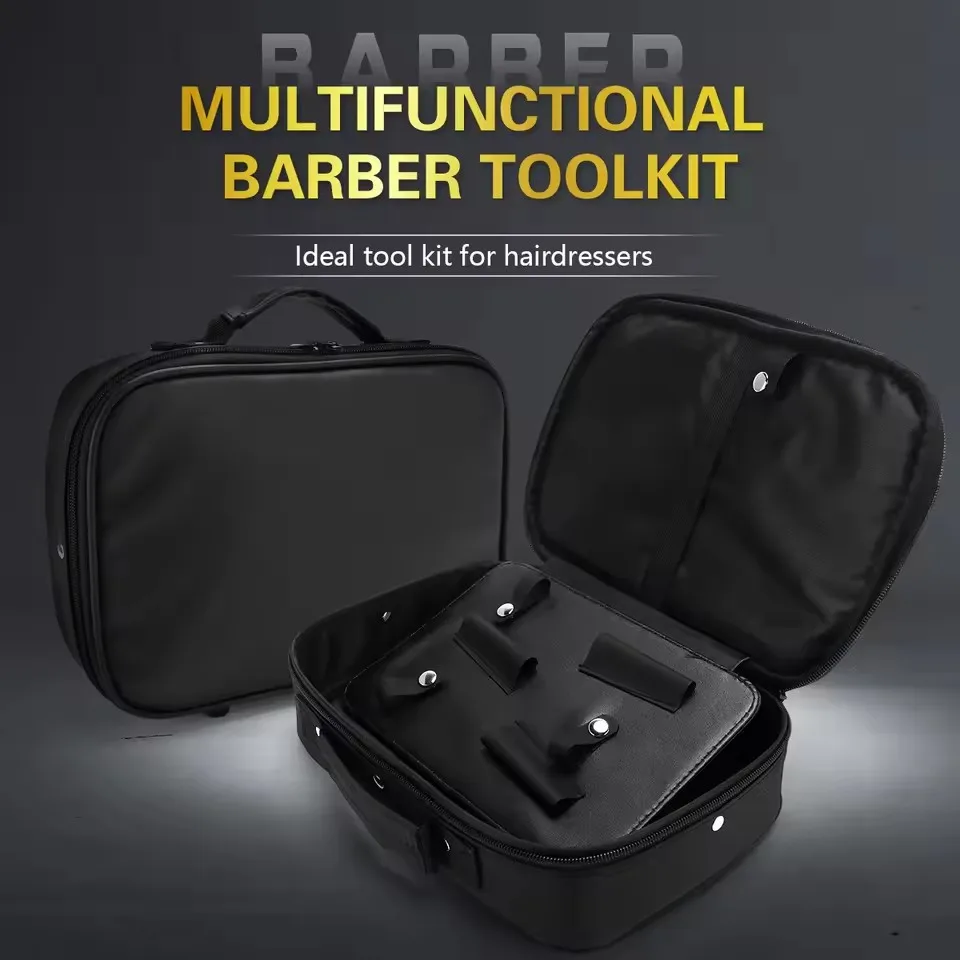 Bolsa de Almacenamiento para Herramientas de Peluquería, Bolsa para Tijeras, Estuche de Transporte para Belleza, Caja de Maquillaje Portátil, Bolsa Organizadora para Productos de Belleza y Peluquería