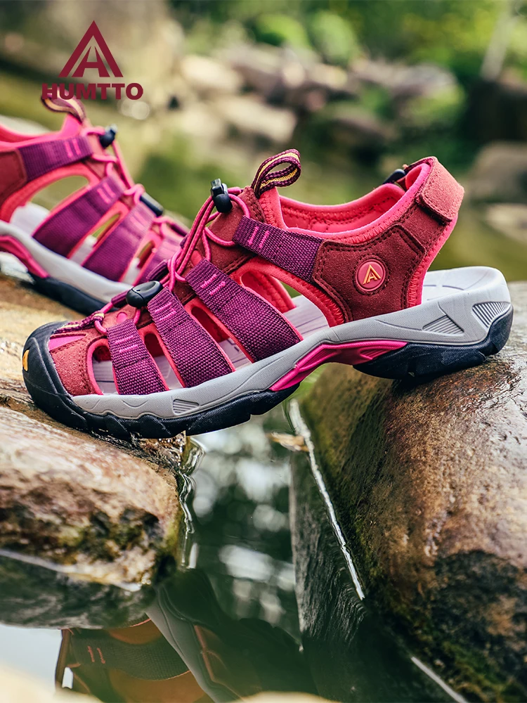 Sandalias HUMTTO para Mujer, Zapatos de Agua para Exteriores, Zapatillas de Vadeo Ligeras de Secado Rápido, Zapatos de Playa Transpirables para Hombre