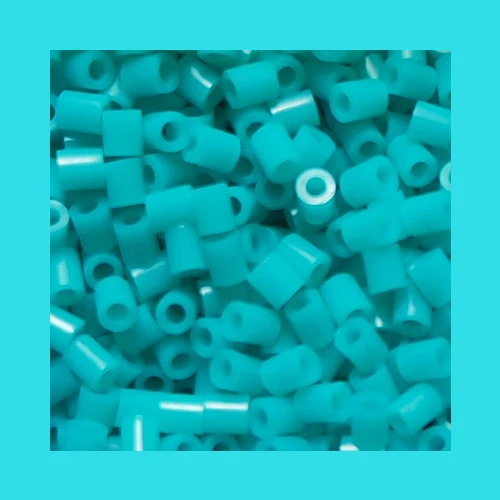 Mini Perlas de 2.6mm, 1000 Unidades, Color Azul, Perlas Fusibles para Pixel Art, Regalo, Perlas Hama, Rompecabezas DIY, Perlas Termoadhesivas