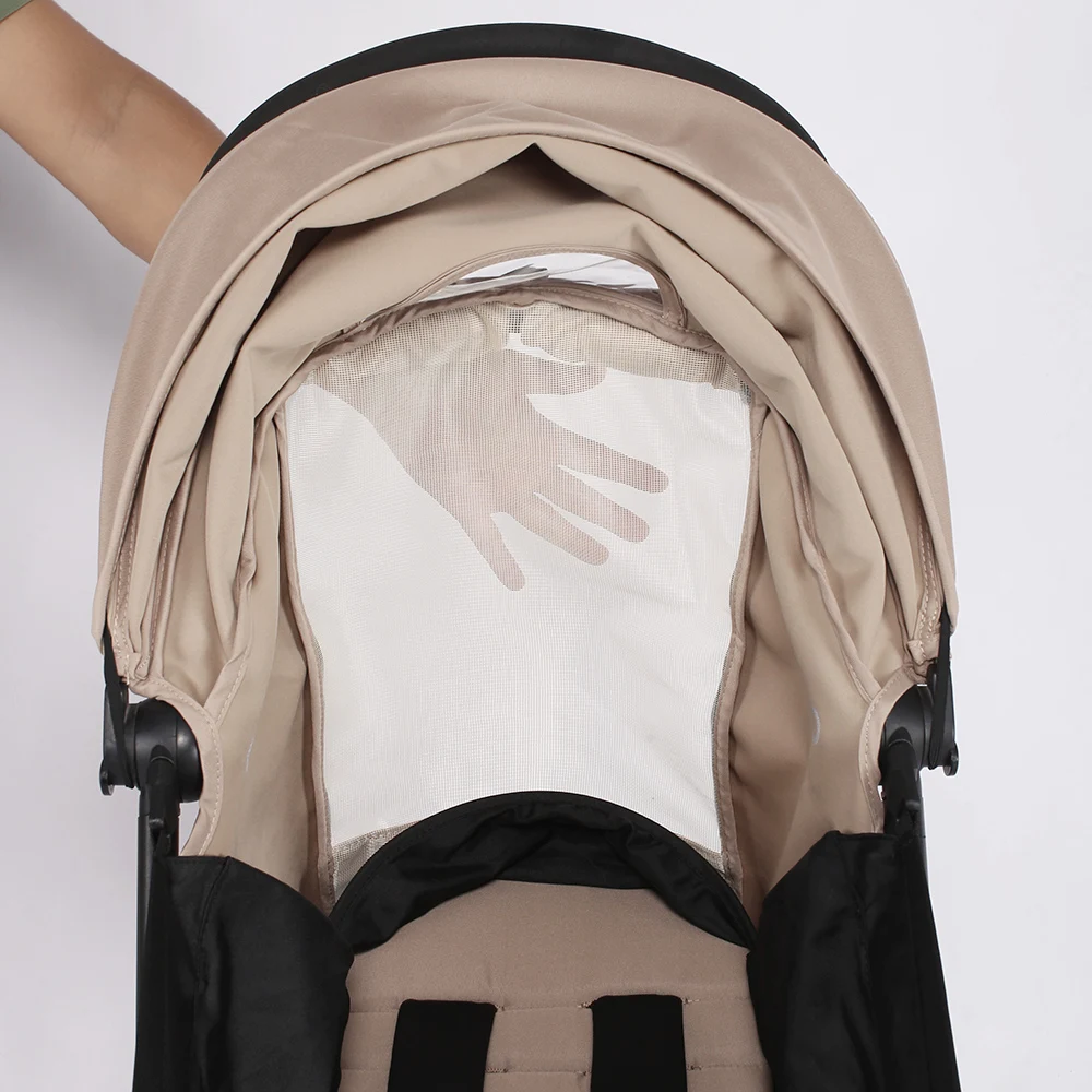Funda de dosel ajustable de 175 ° para cochecito, accesorios a prueba de agua para Babyzen Yoyo Yoya Pram, parasol, colchón de asiento, 3 unidades por juego