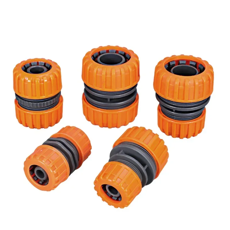 Manguera de riego de jardín, conector rápido de plástico, 1/2 ", 3/4", 1, adaptador de junta de acoplamiento macho doble, juego extensor para tubería