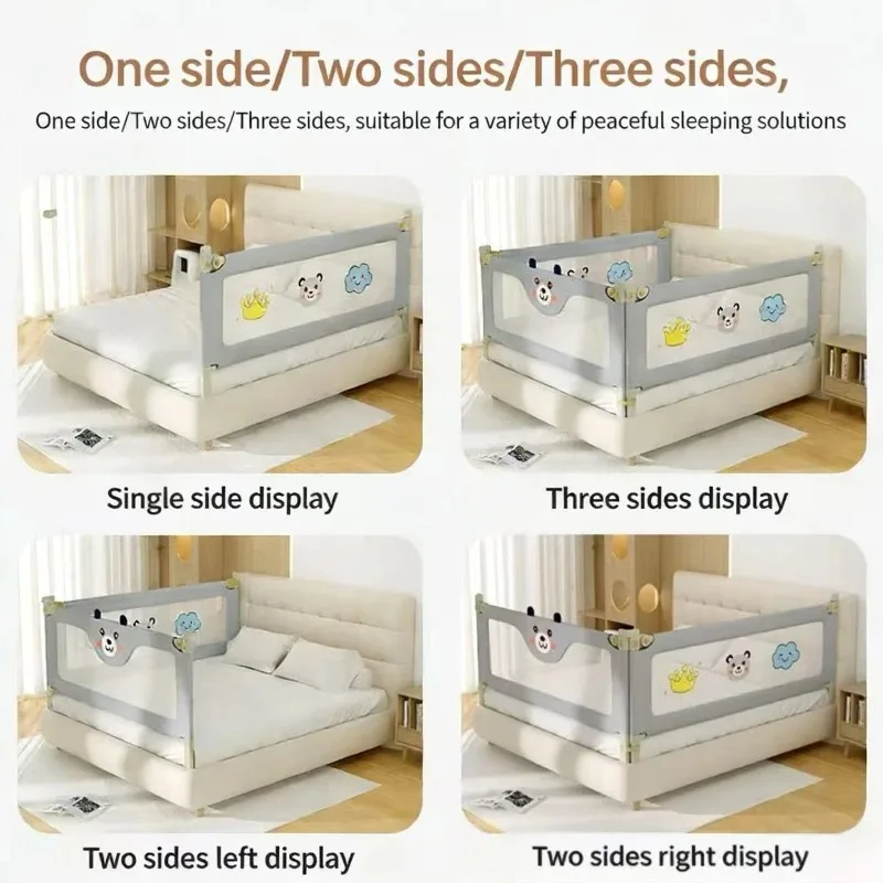 Barandilla de seguridad para cama IMBABY, protectores de cuna elevables, pasamanos ajustable, barandilla de seguridad para cama, barrera de seguridad lavable para niños, parachoques de seguridad para cama de bebé