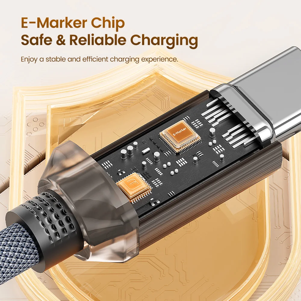 Toocki PD100W Cable de carga rápida USB C a C para iPhone 15 tipo C a tipo C cargador de teléfono para Samsung Xiaomi Hoco Cable de datos