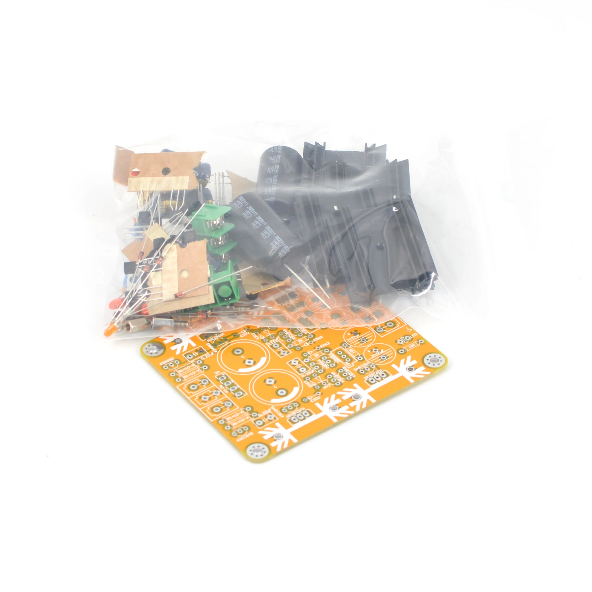 MOFI- Fuente de alimentación regulada paralela completamente discreta (doble riel ±5V ~±80V) KIT de bricolaje y tablero terminado