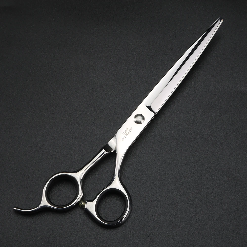 Tijeras para el cabello XUANFENG de 7 pulgadas, tijeras de corte de peluquero de acero 440C con tornillo de tensión ajustable