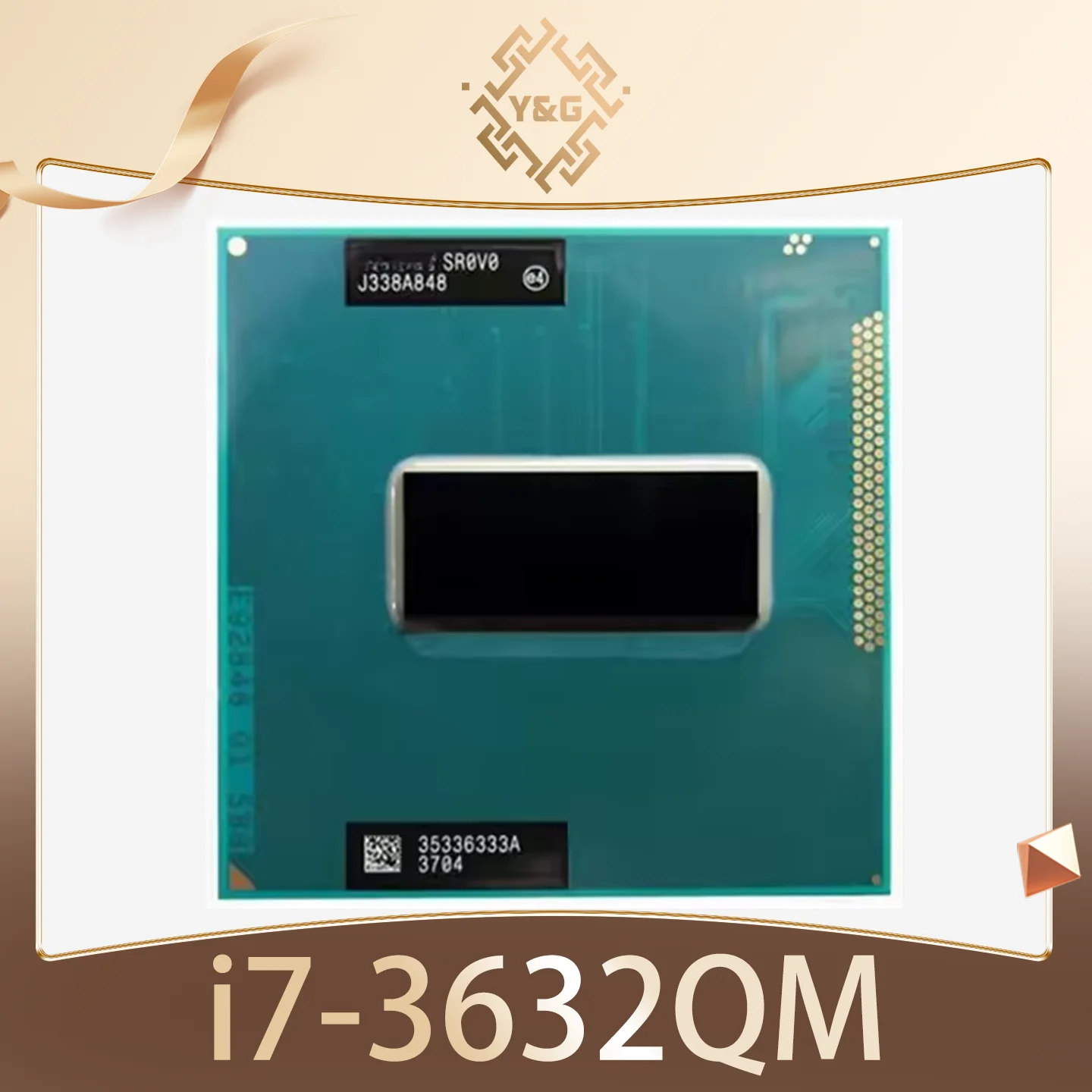 Core i7-3632QM SR0V0 i7 3632QM 2,2 GHz CPU de ocho hilos de cuatro núcleos usada 6M 35W Socket G2 / rPGA988B