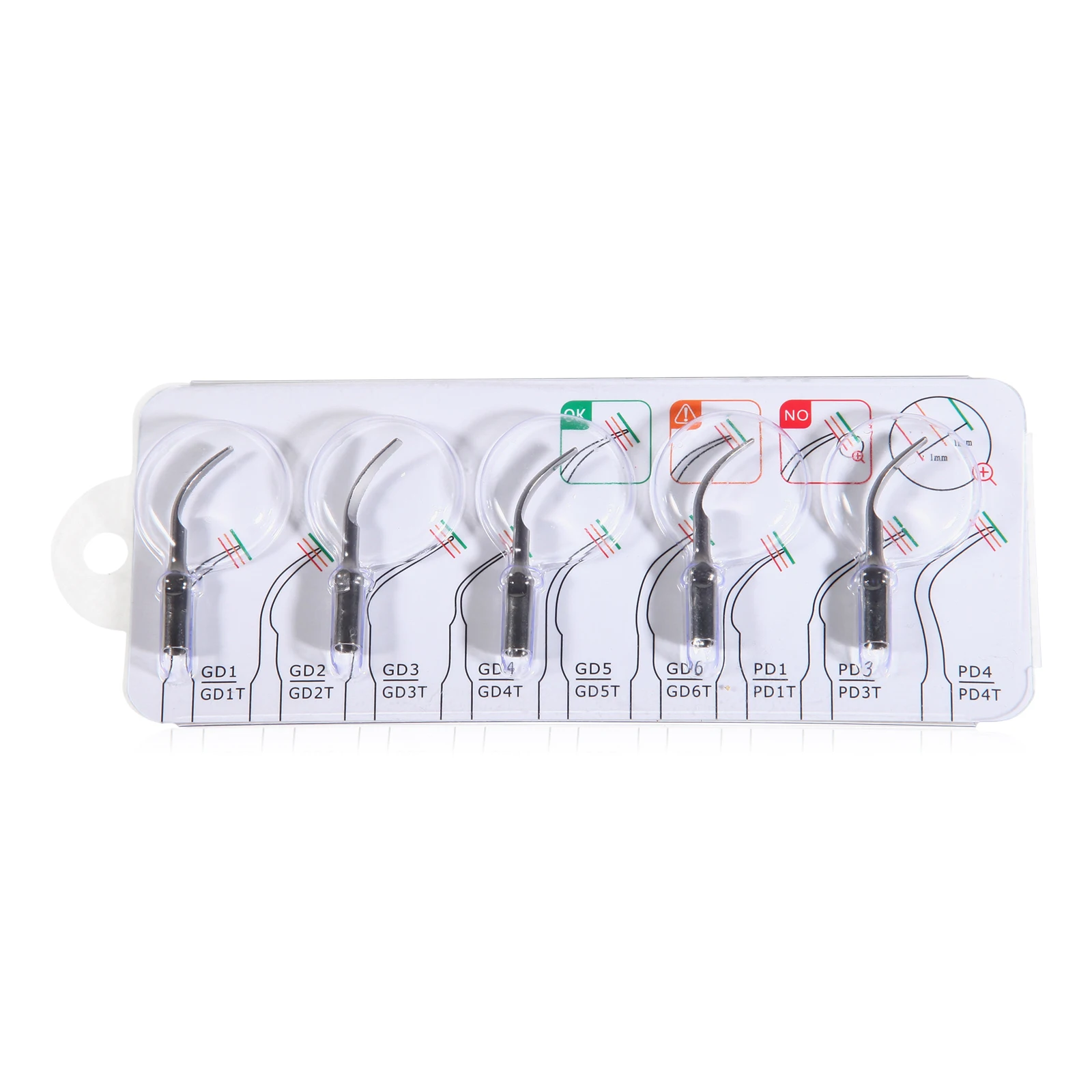 20 Uds. Puntas Endo de escalado ultrasónico Dental multifunción compatibles con pieza de mano DTE SATELEC