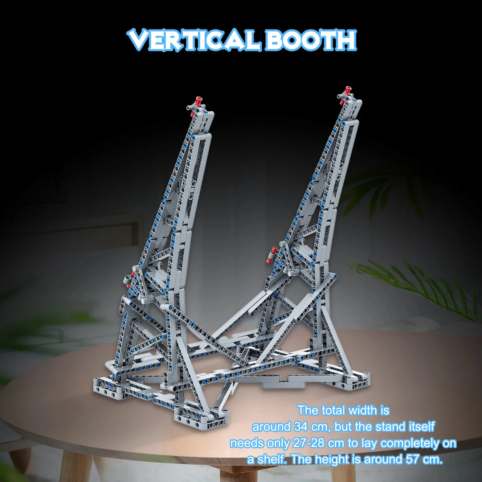 Soporte de exhibición Vertical para Ultimate Millennium 75192 Falcon, Compatible con 05132 Star Toys Wars, accesorios, modelo coleccionable