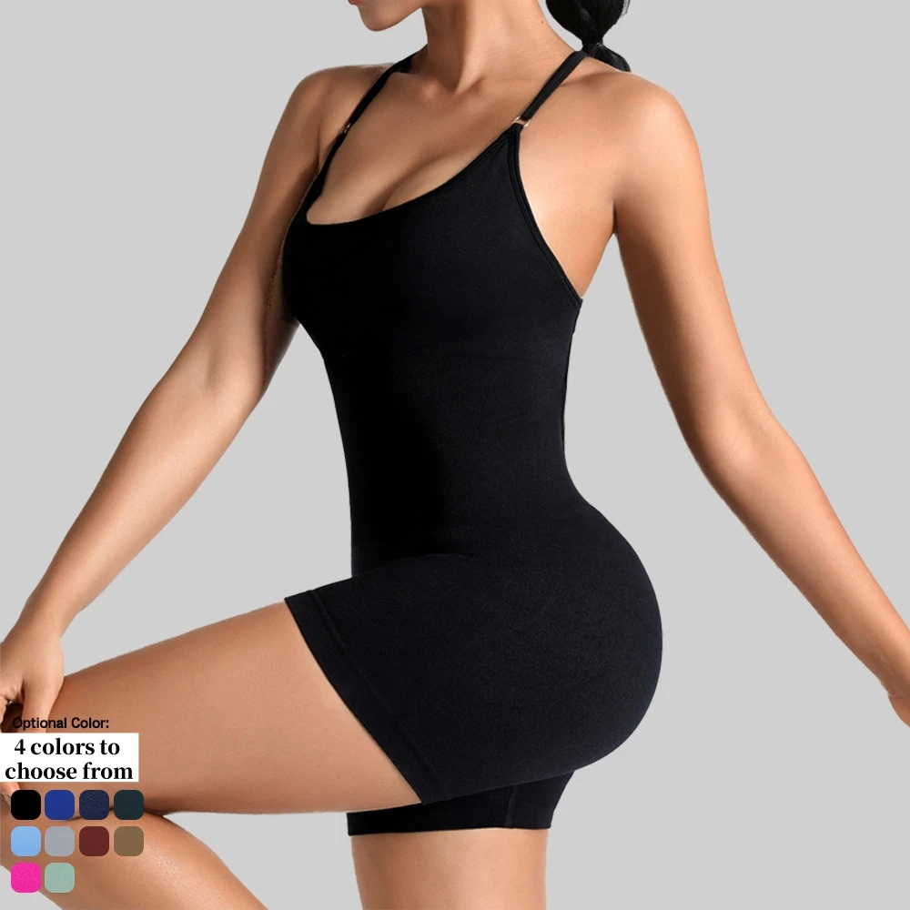 Conjuntos de Yoga, monos de gimnasio, monos deportivos para mujer, ropa activa, ropa de Fitness, ropa de entrenamiento para mujer, trajes cortos