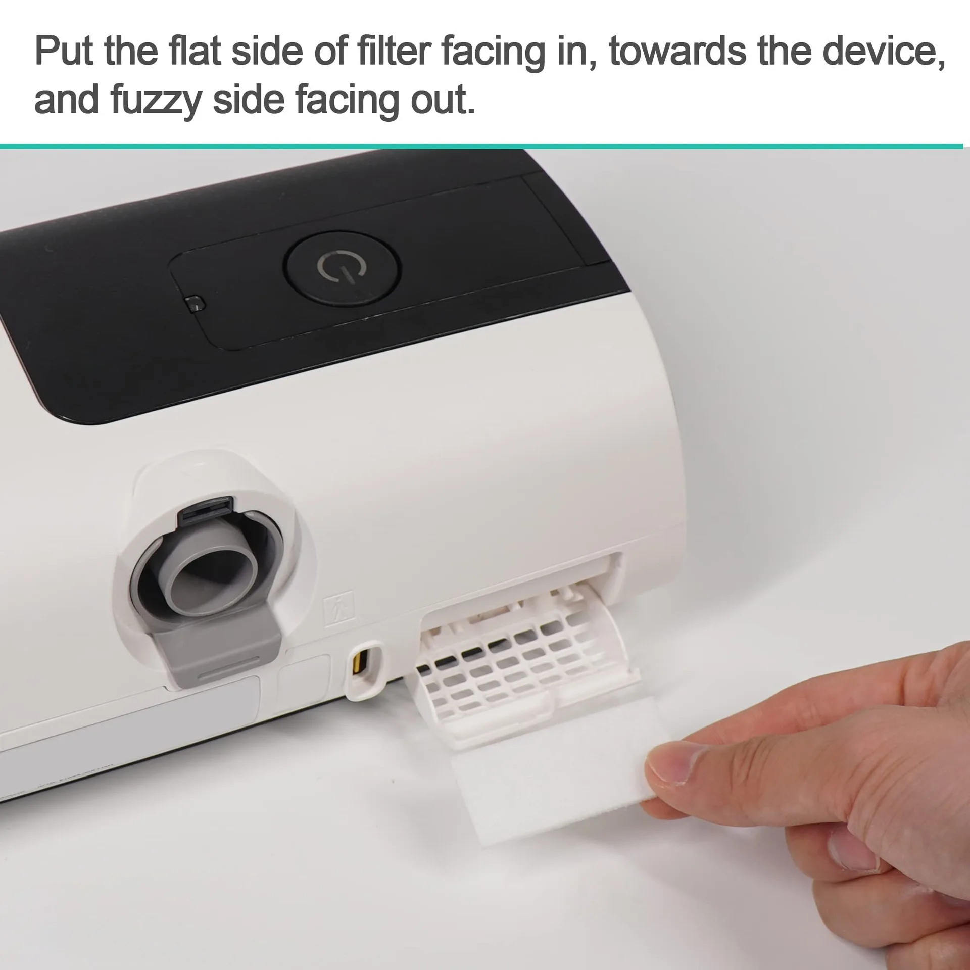 Filtro de Algodón de Repuesto para CPAP Compatible con AirSense S11 S10, Membrana de Filtro de Polvo para Máquina de Apnea del Sueño, Accesorio de Repuesto