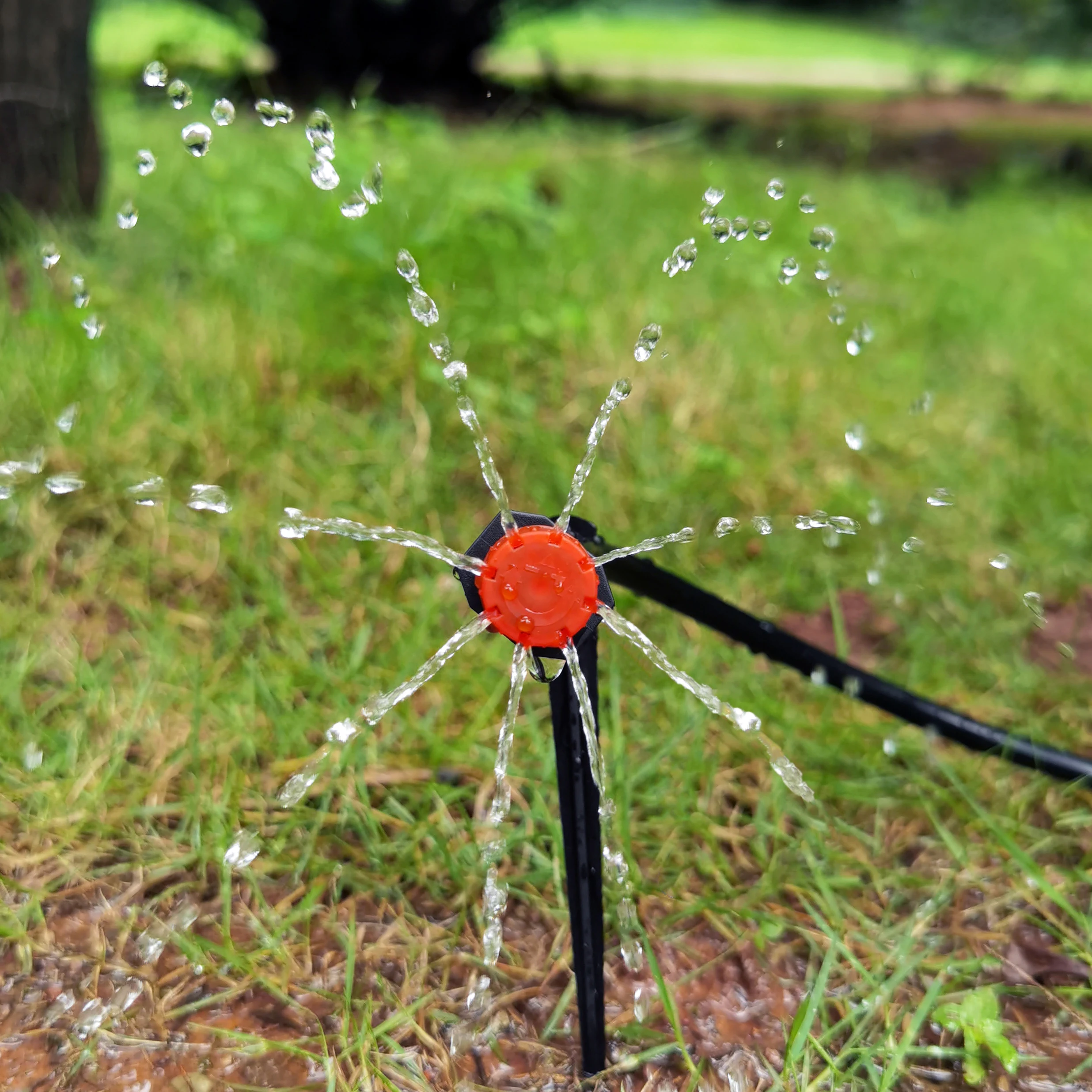 OASIS 50-1000 Uds jardín 1/4 "palo soporte de vástagos fijos 11cm 20cm para riego por goteo 4/7mm tubo de manguera insertando el suelo