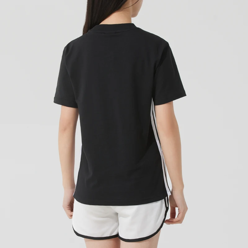 Camiseta deportiva informal de manga corta con cuello redondo y holgada para correr al aire libre para mujer Adidas Jd0846