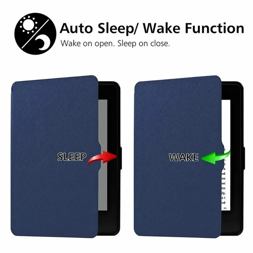 Funda magnética para Kindle Paperwhite 3 2 1 DP75SDI 5a 6a 7a generación 2012/2013/2015/2017 cubierta protectora