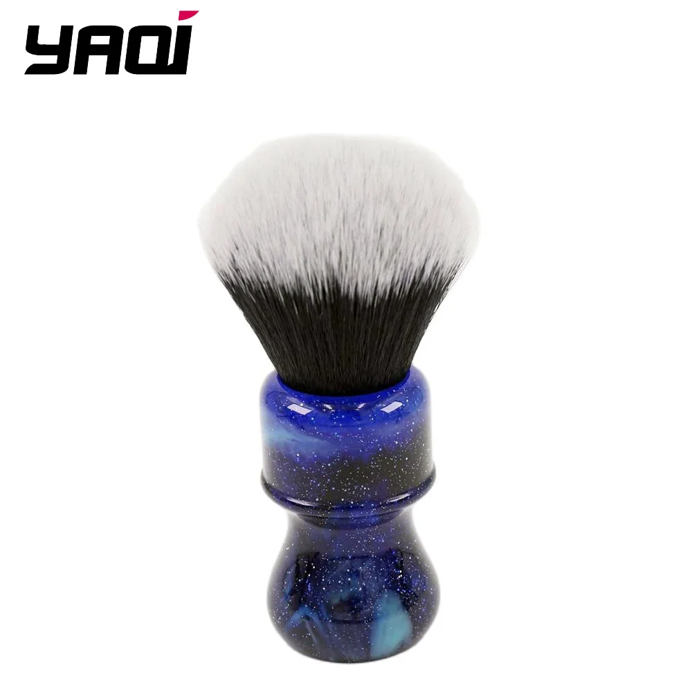 YAQI 26MM pincel de afeitar para esmoquin con mango de Color espacial misterioso para hombres
