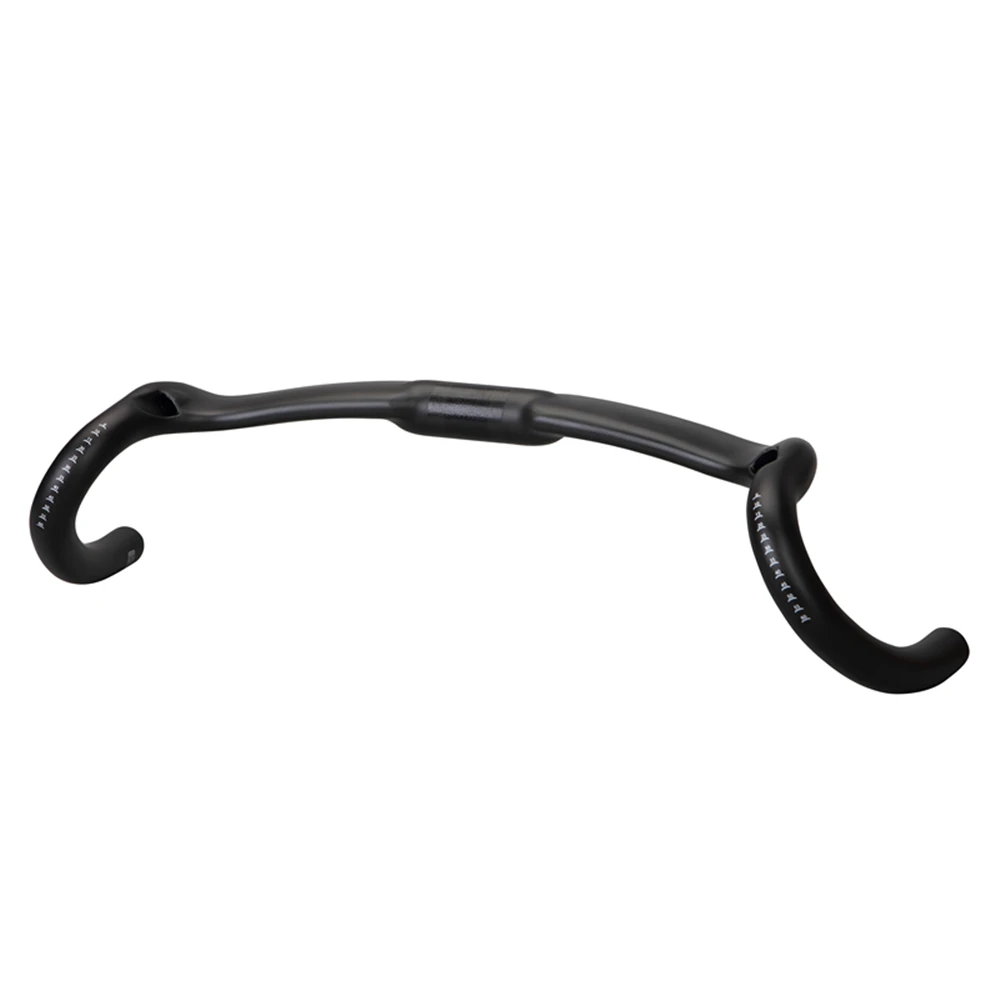 Manillar de bicicleta de montaña de grava de fibra de carbono, manillares de bicicleta de carretera, accesorios de enrutamiento de Cable medio interno, 30 grados, novedad de 2022