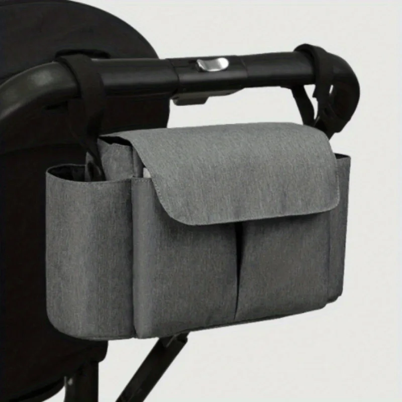 Bolsa de almacenamiento para cochecito de gran capacidad, bolso de hombro Convertible, bolsas cruzadas para pañales para mamás, accesorio para bolso colgante para cochecito de bebé