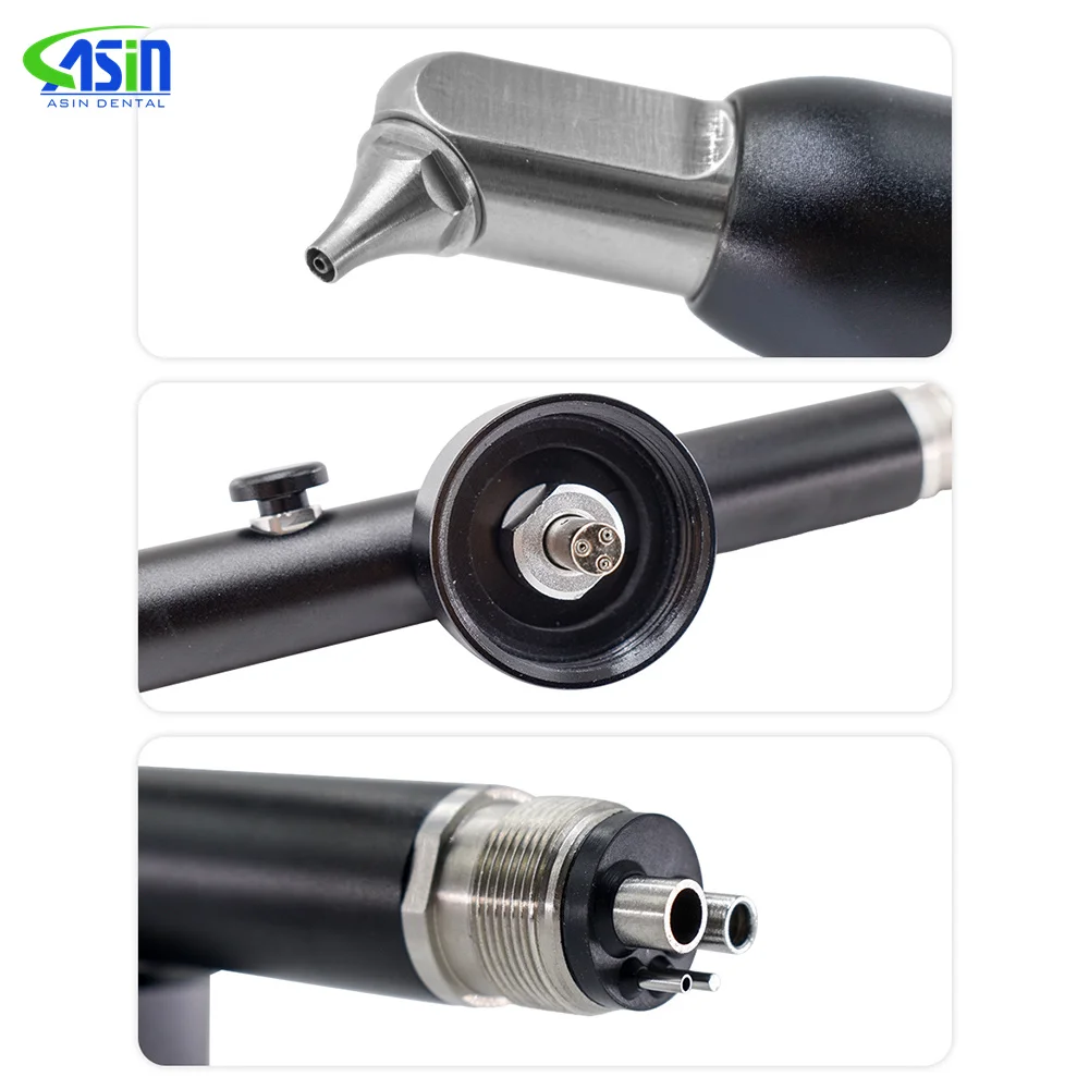 Microblaster Dental de óxido de aluminio/pulidor de abrasión de aire de alúmina, chorro de arena, pluma para blanquear los dientes, 2/4 orificios