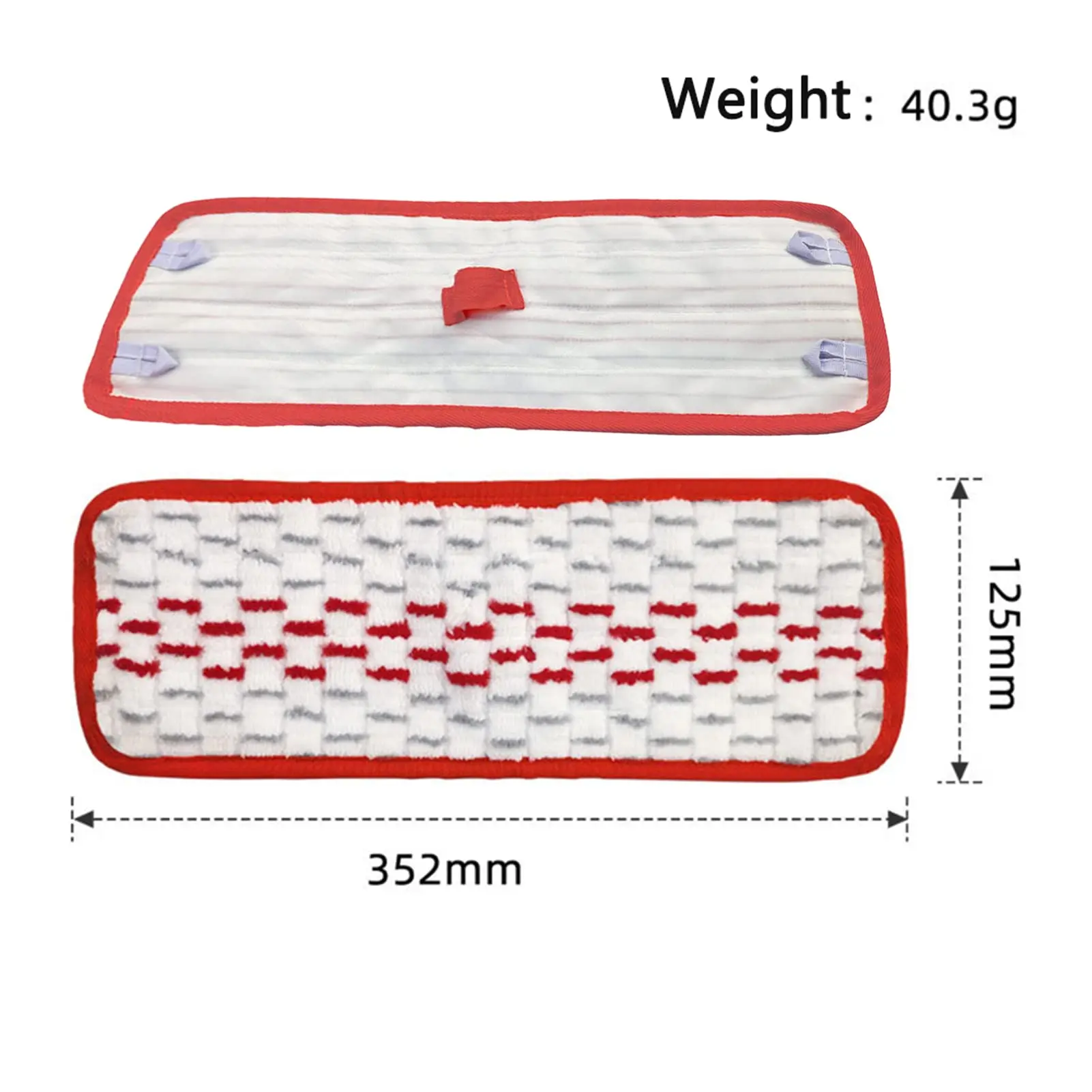 Paño de mopa lavable para Vileda EASYTWIST, almohadillas de microfibra para fregona de suelo, almohadillas de limpieza para fregona de suelo, accesorios de repuesto