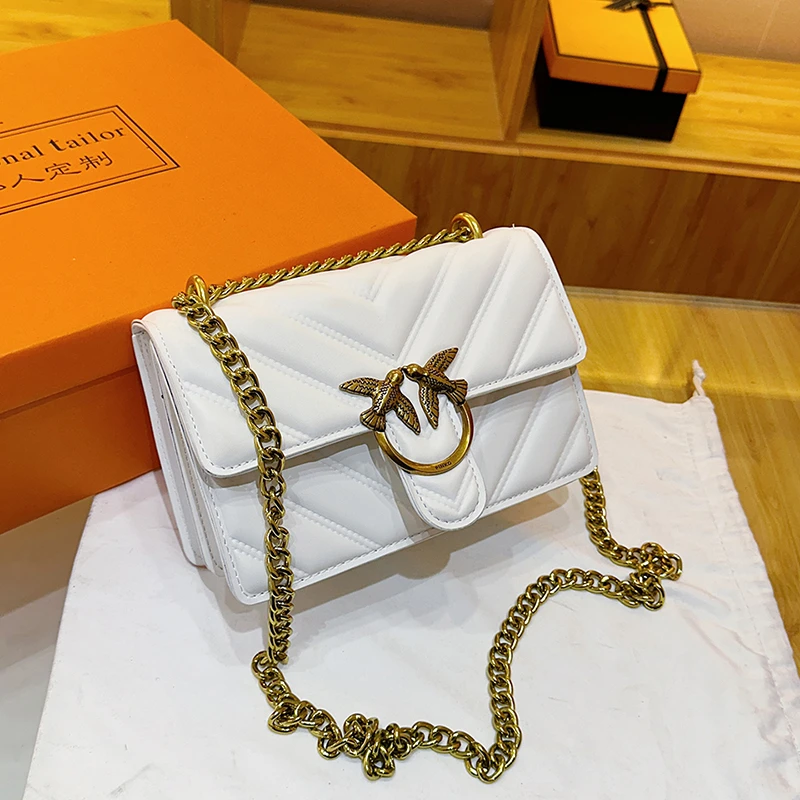 Bolso Swallow 2026, Bolso Cuadrado Versátil, Elegante Bolso de Hombro y Bandolera de Lujo