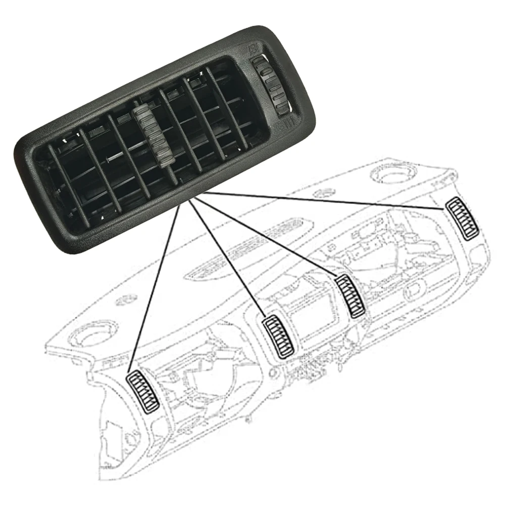 Para Renault Trafic Opel Vauxhall Vivaro Nissan Primastar Dash ventilación de aire 01-14 rejilla de calefacción difusor Panel central 7701054458