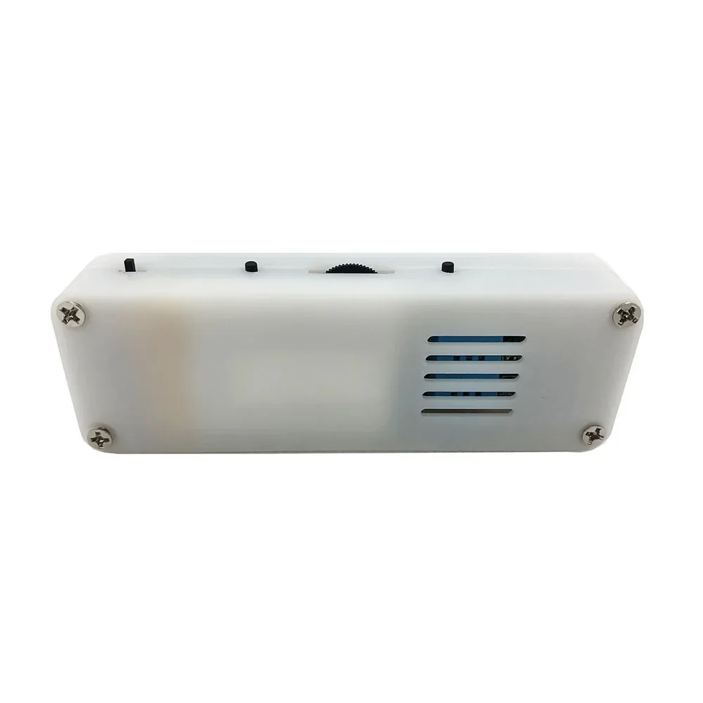 Pantalla de espectro de música OLED de 3,12 pulgadas, Control de voz para coche, medidor de VU, amplificador, micrófono, 8 efectos de visualización
