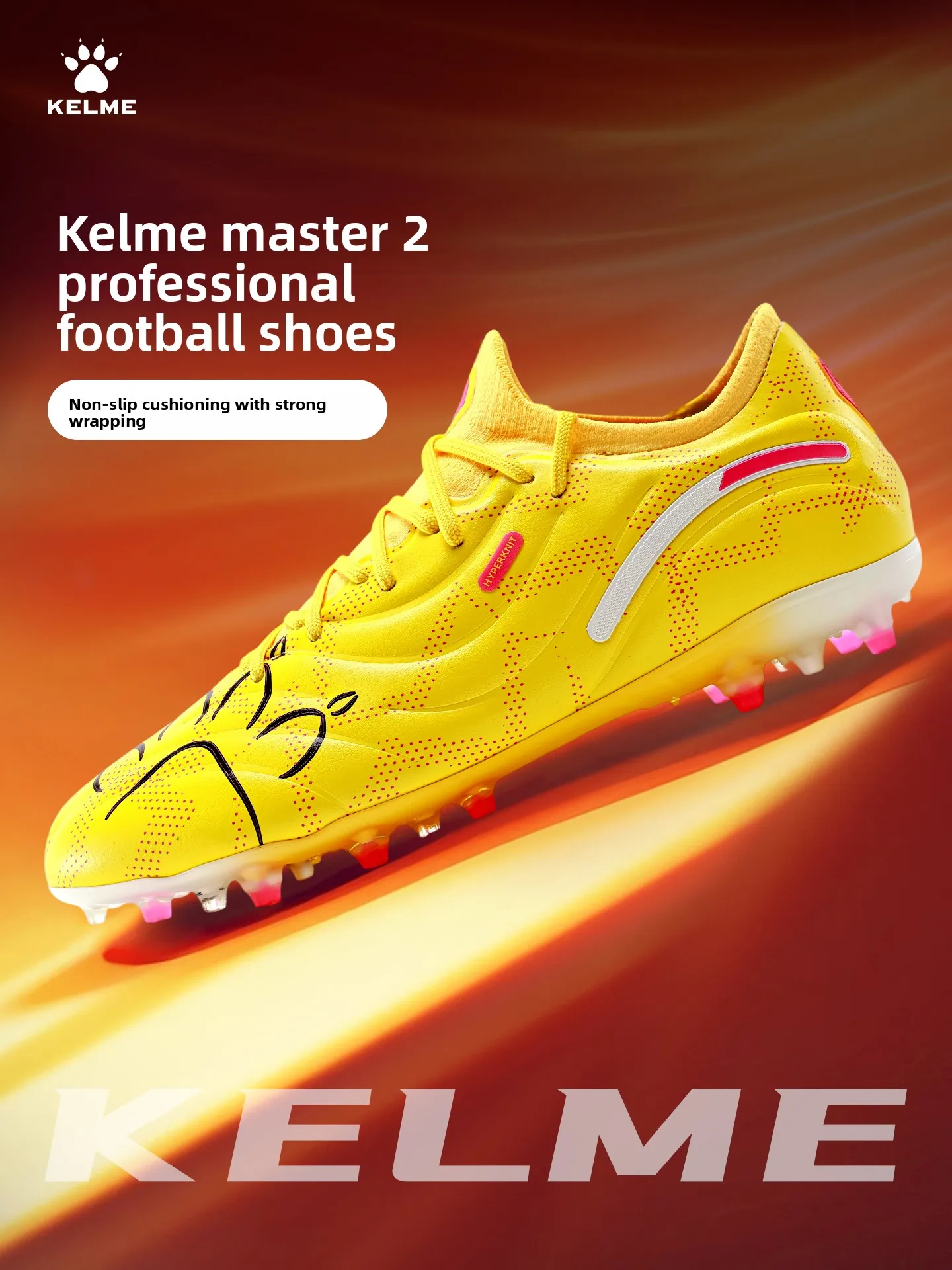 Zapatos de Fútbol Kelme de Alta Gama, Tacos Cortos Antideslizantes, Botas de Fútbol para Césped Artificial con Amortiguación, Zapatos de Entrenamiento MG