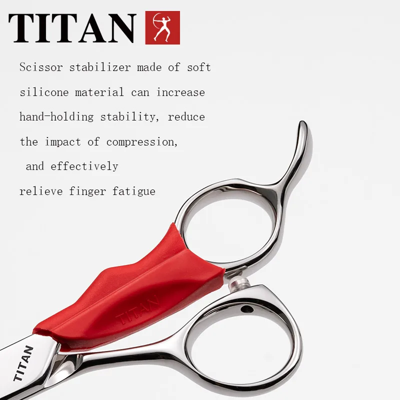 Tijeras de Peluquería Profesionales TITAN, Herramienta para Cortar y Entresacar Cabello, Acero VG10, 6.0, 6.5 Pulgadas, Herramientas de Corte para Salón