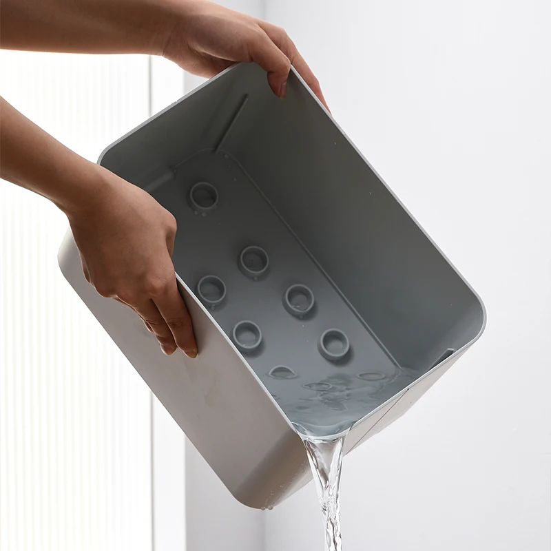 Porta Paraguas con Bandeja Recolectora de Agua, Ideal para Ahorrar Espacio en la Esquina de la Entrada, con Capacidad para 10/15 Paraguas