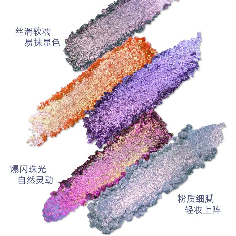Sombra de Ojos con Efecto Camaleón y Destellos Degradados SheenEffect, Cantidad Limitada, Iluminador Pigmentado de Larga Duración, Efecto Brillante