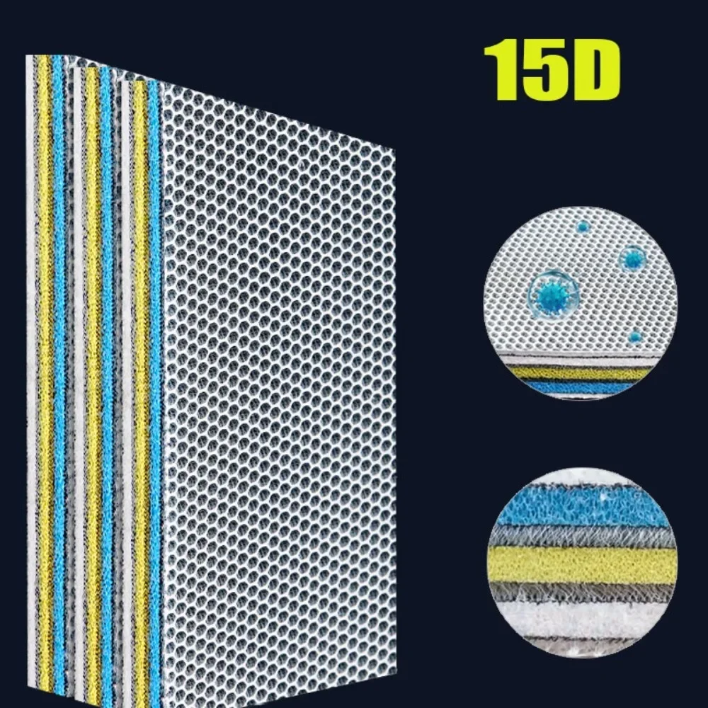 Esponja de filtro de acuario de 15 capas, tanque de peces 15D, espuma sin pegamento, algodón bioquímico, accesorios de acuario, medidor de filtro