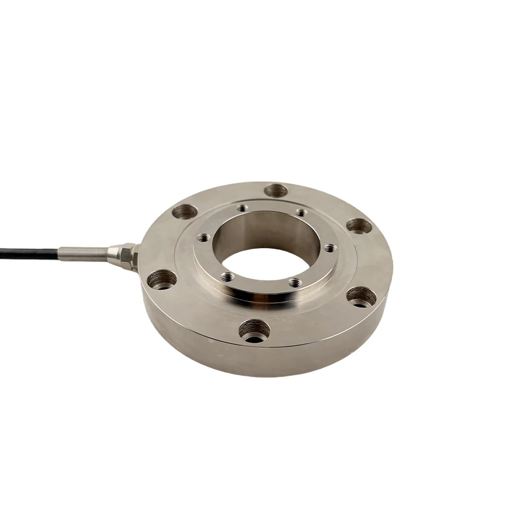 Célula de carga de anillo hueco tipo pancake, sensor de presión 0.1% F.S. Precisión para la Automatización Industrial y Pruebas de Pesaje
