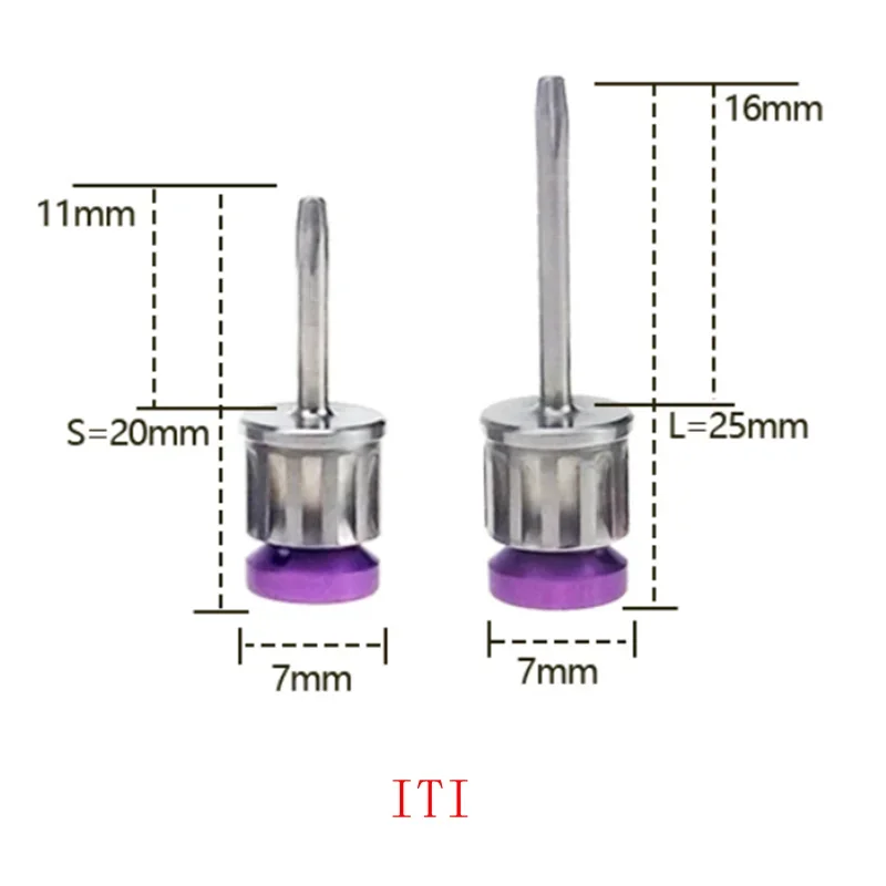 Kit de herramientas de restauración de implantes dentales: 1 llave de destornilladores de torsión de implante Universal con 10 - 70NCM